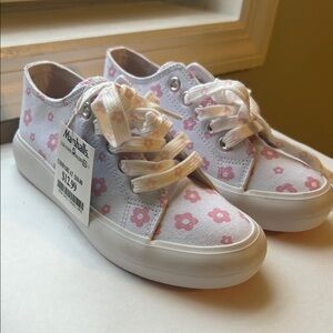 Cynthia Rowley Pink and White Sneakers